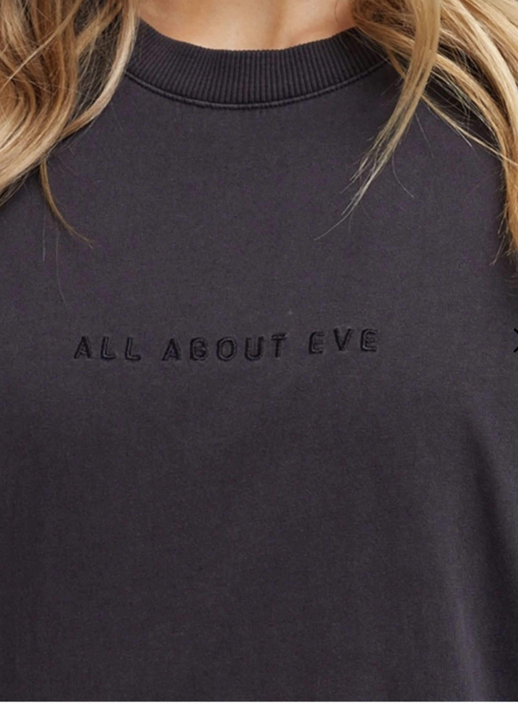 All About Eve Washed Tee Dress - Washed Black (K)