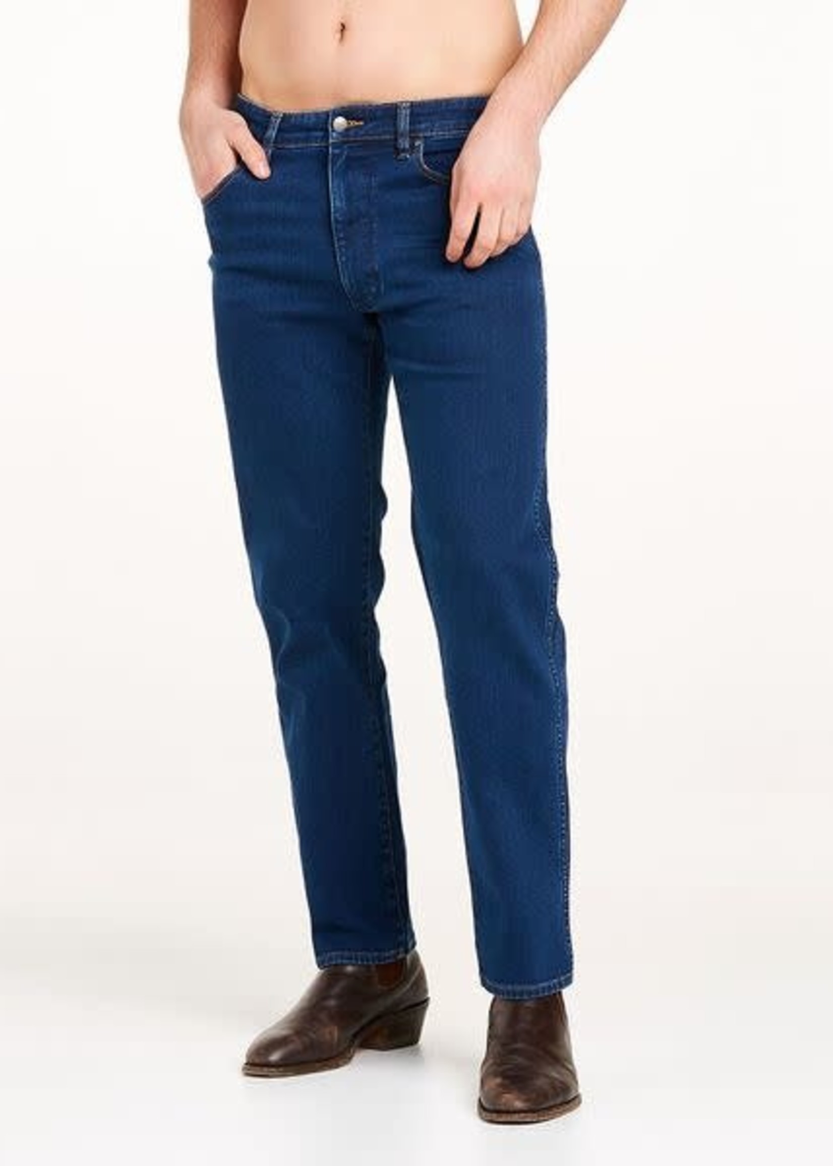 Wrangler Slim Straight Jean Washed Stone