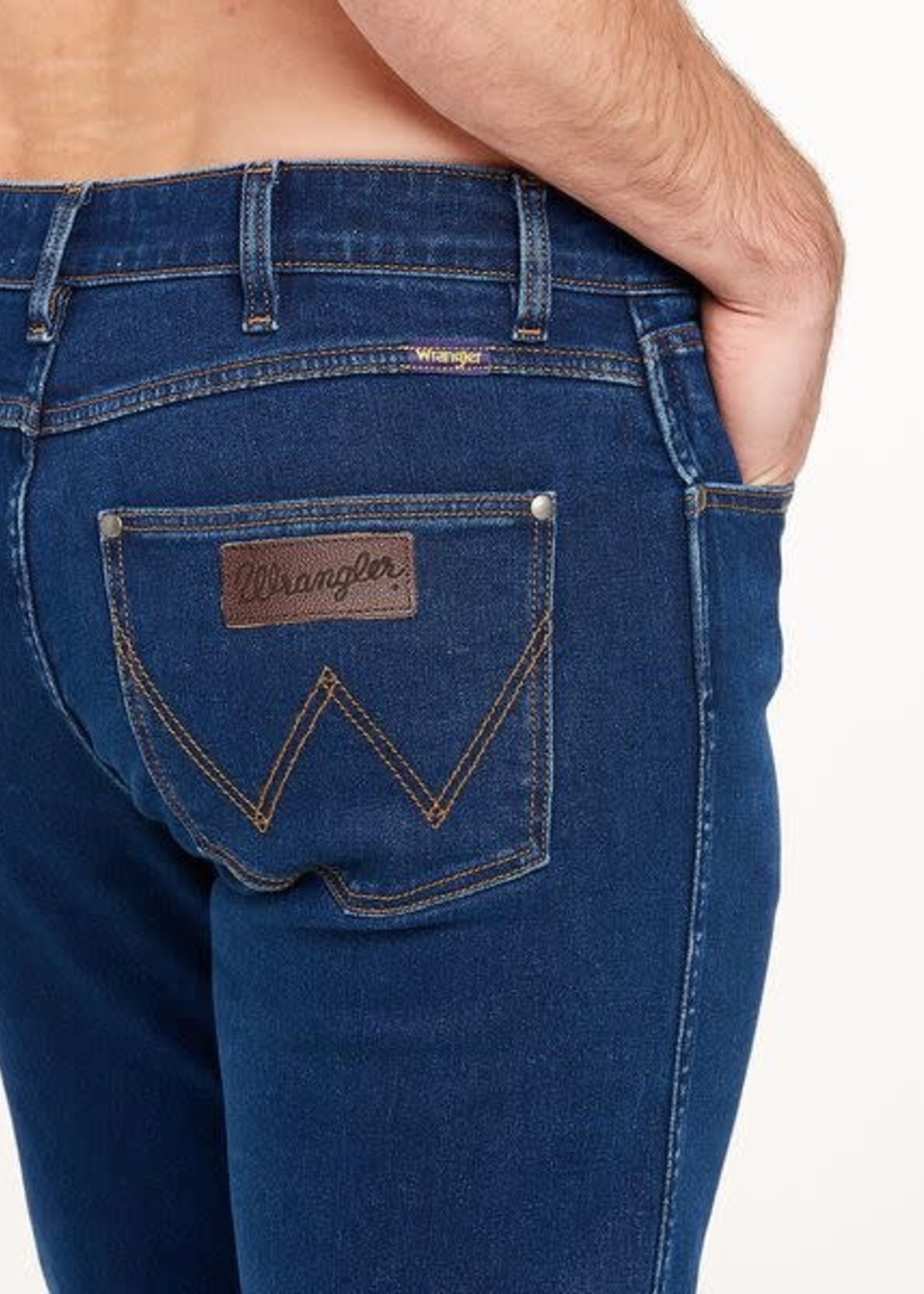 Wrangler Slim Straight Jean Washed Stone