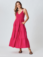 The Others The Shirred Maxi Dress