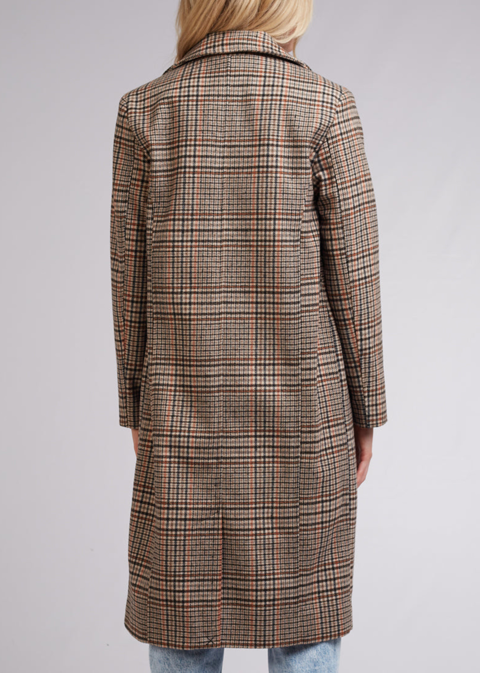 All About Eve Drew Check Coat