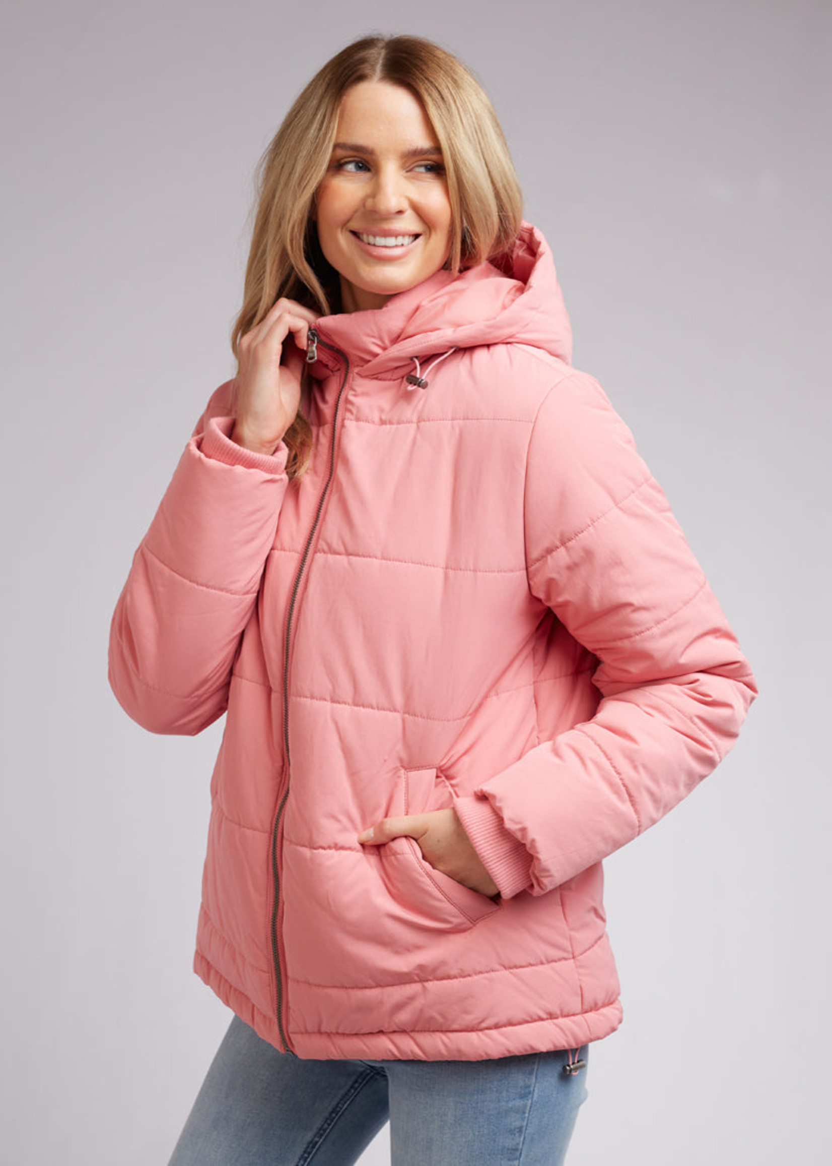 Essential Puffer Jacket (Rose) - All 