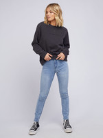 All About Eve AAE Washed Crew Black (K)