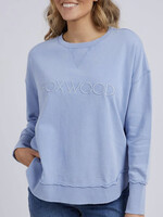 Foxwood Simplified Crew Washed Blue (N)