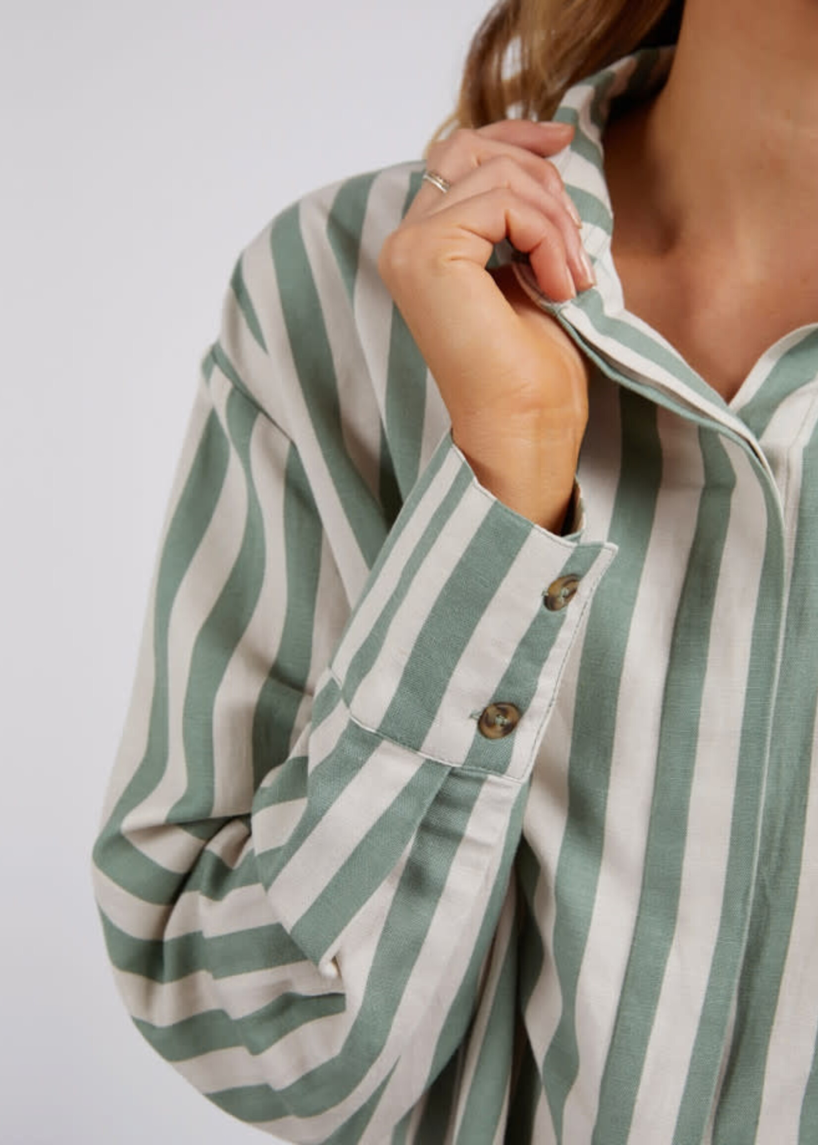 Foxwood Donata Stripe Shirt (N)