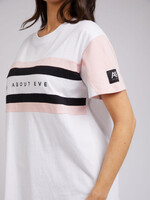 All About Eve Base Contrast tee White