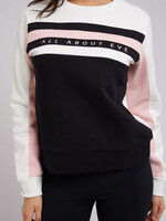All About Eve Base Contrast Crew White