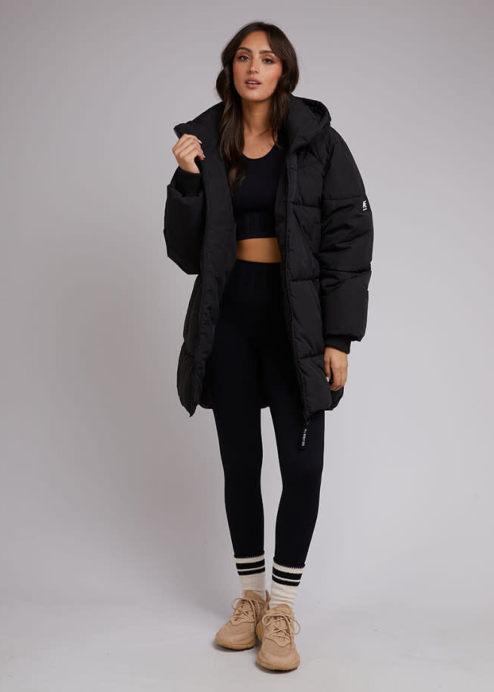All About Eve Remi Luxe Midi Puffer