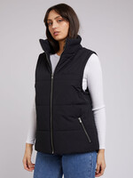 All About Eve Classic Puffer Vest Black (K)