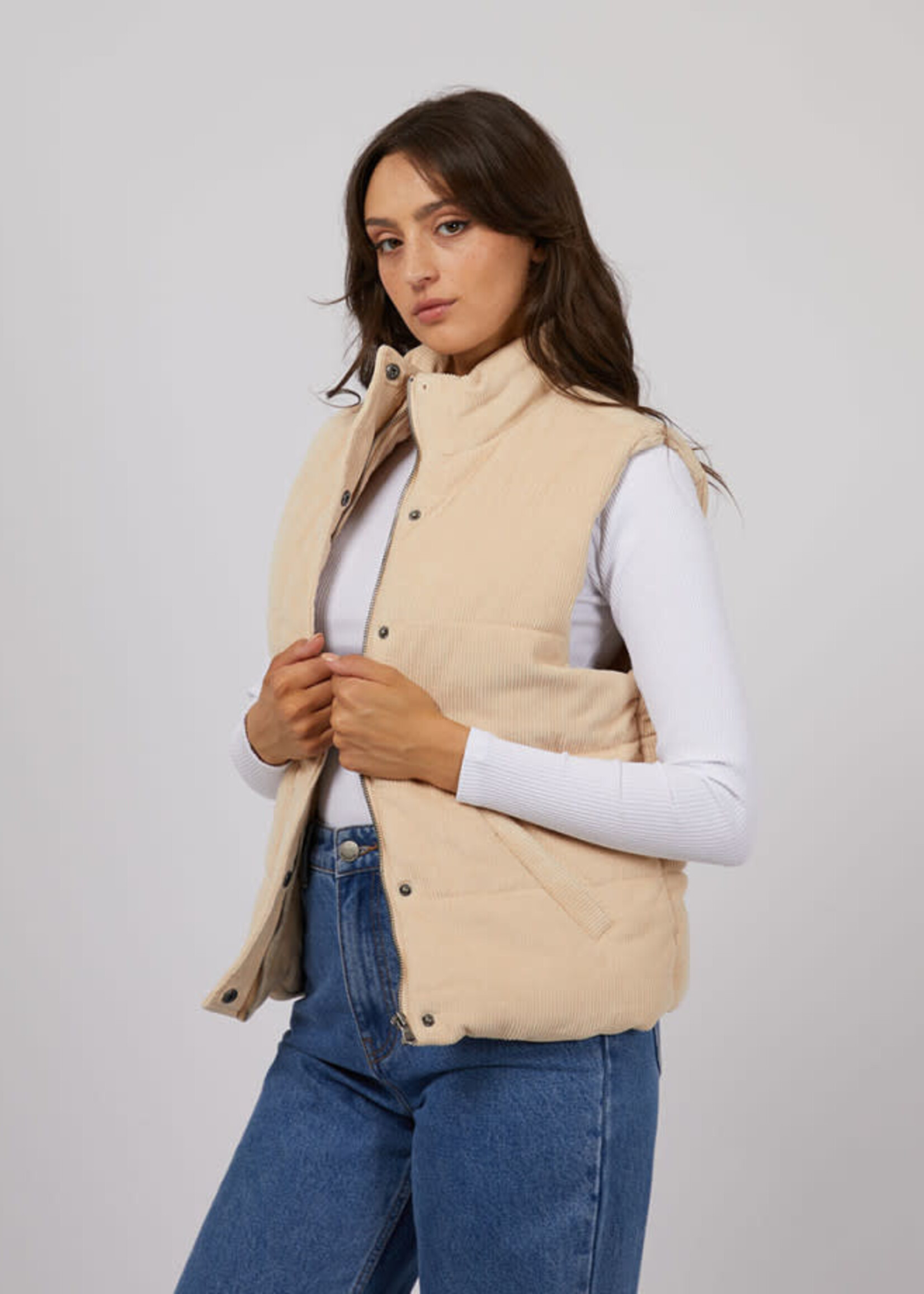 All About Eve Cali Cord Vest (K)