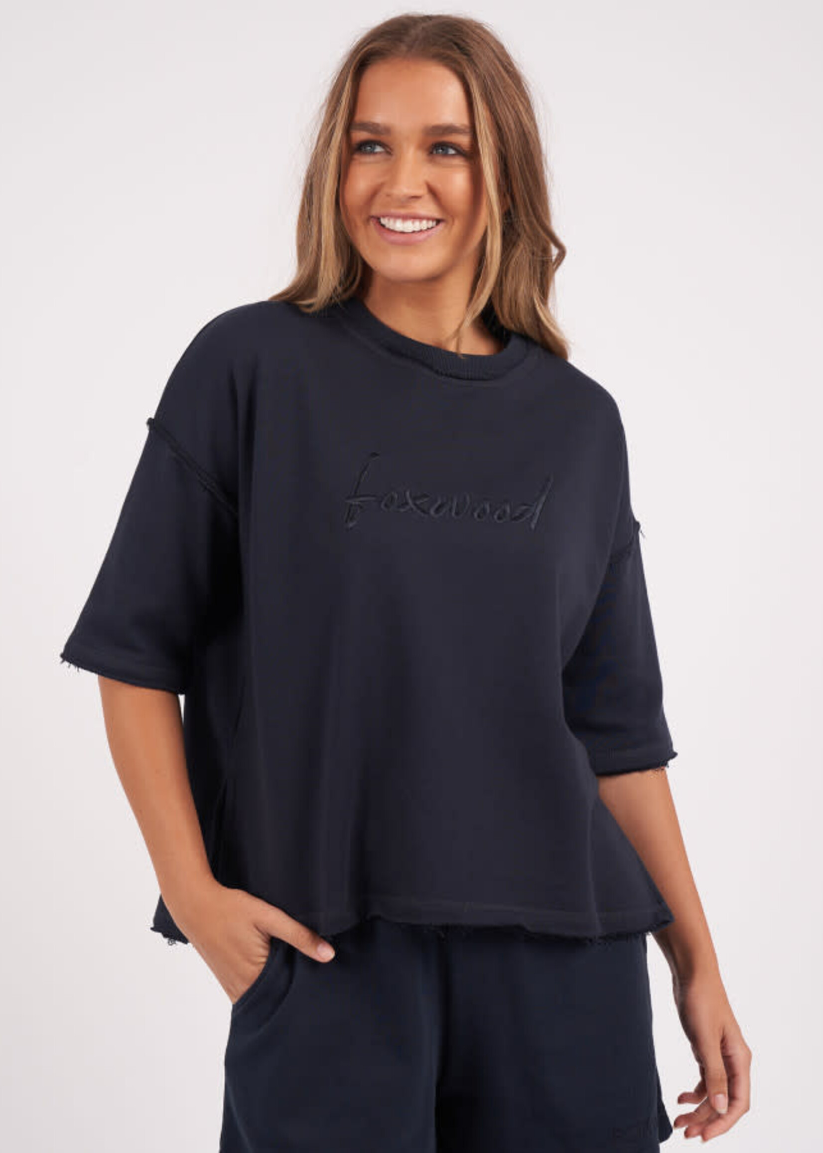 Foxwood Signed Crew navy