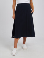Elm Ivy Fleece Skirt Black (N)