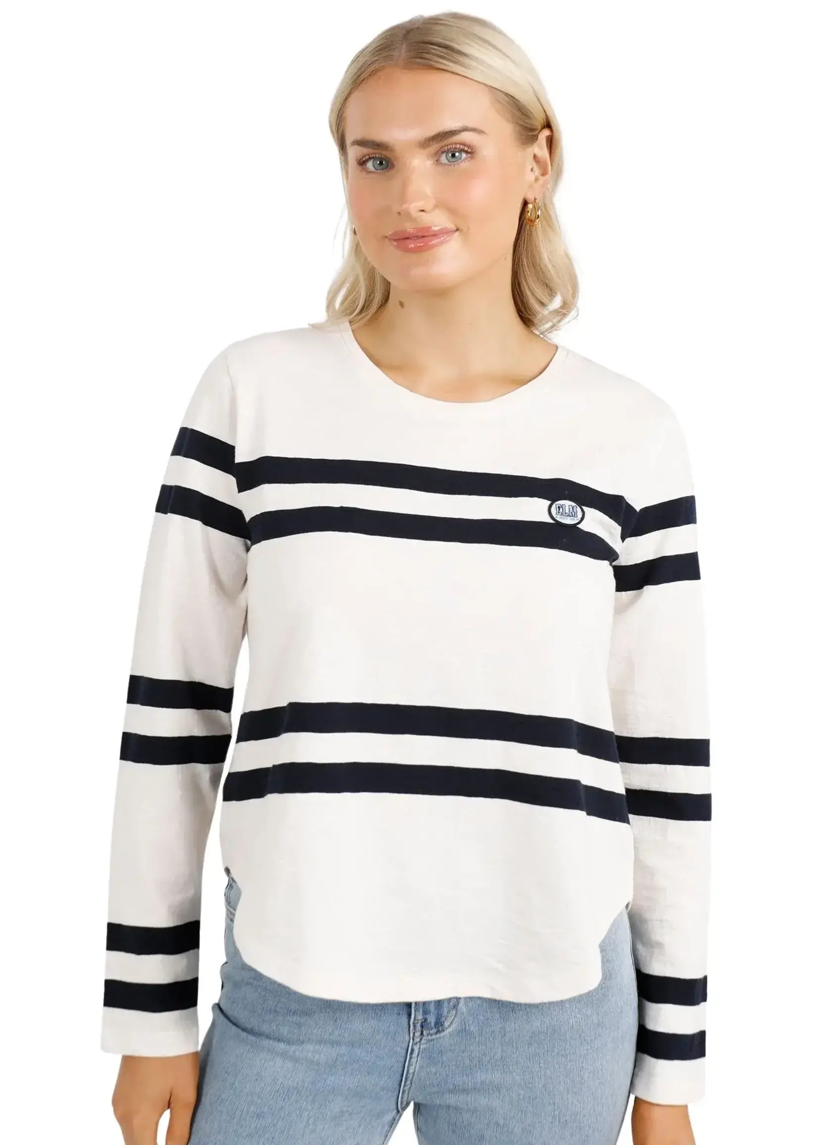Elm Allegra LS Tee Very White (N)