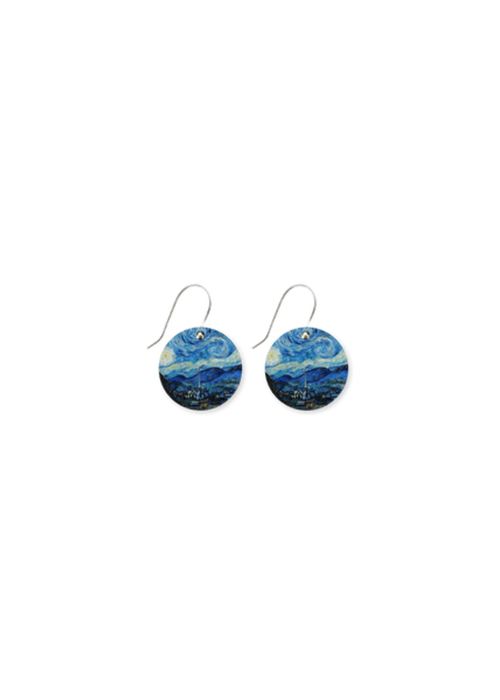 Moe Moe Starry Night Circle Drop Earrings