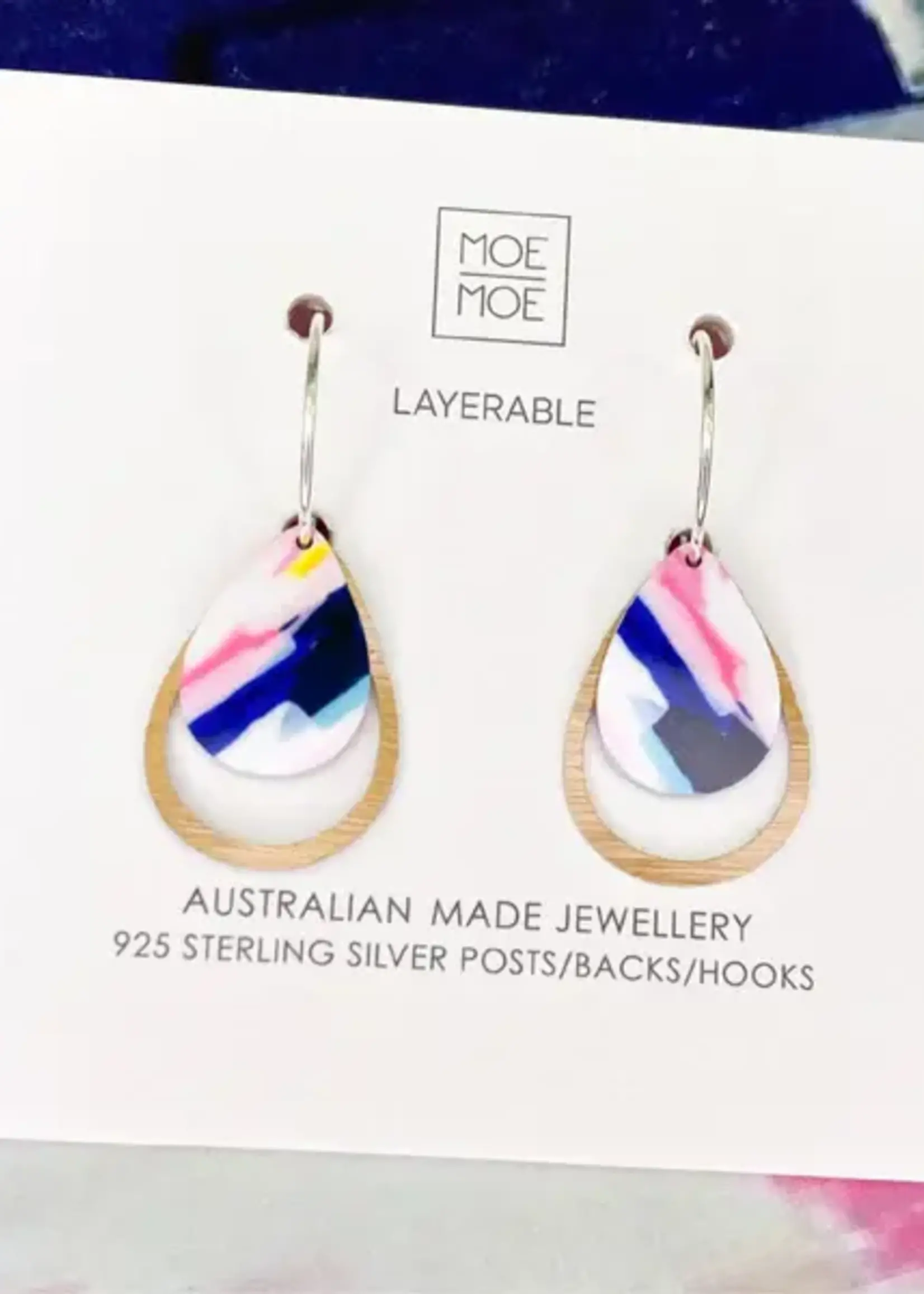 Moe Moe Maggi Pop Layered Iconic Outline Hoop