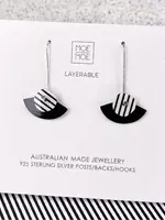 Moe Moe Layered Mini Fan Long Drop