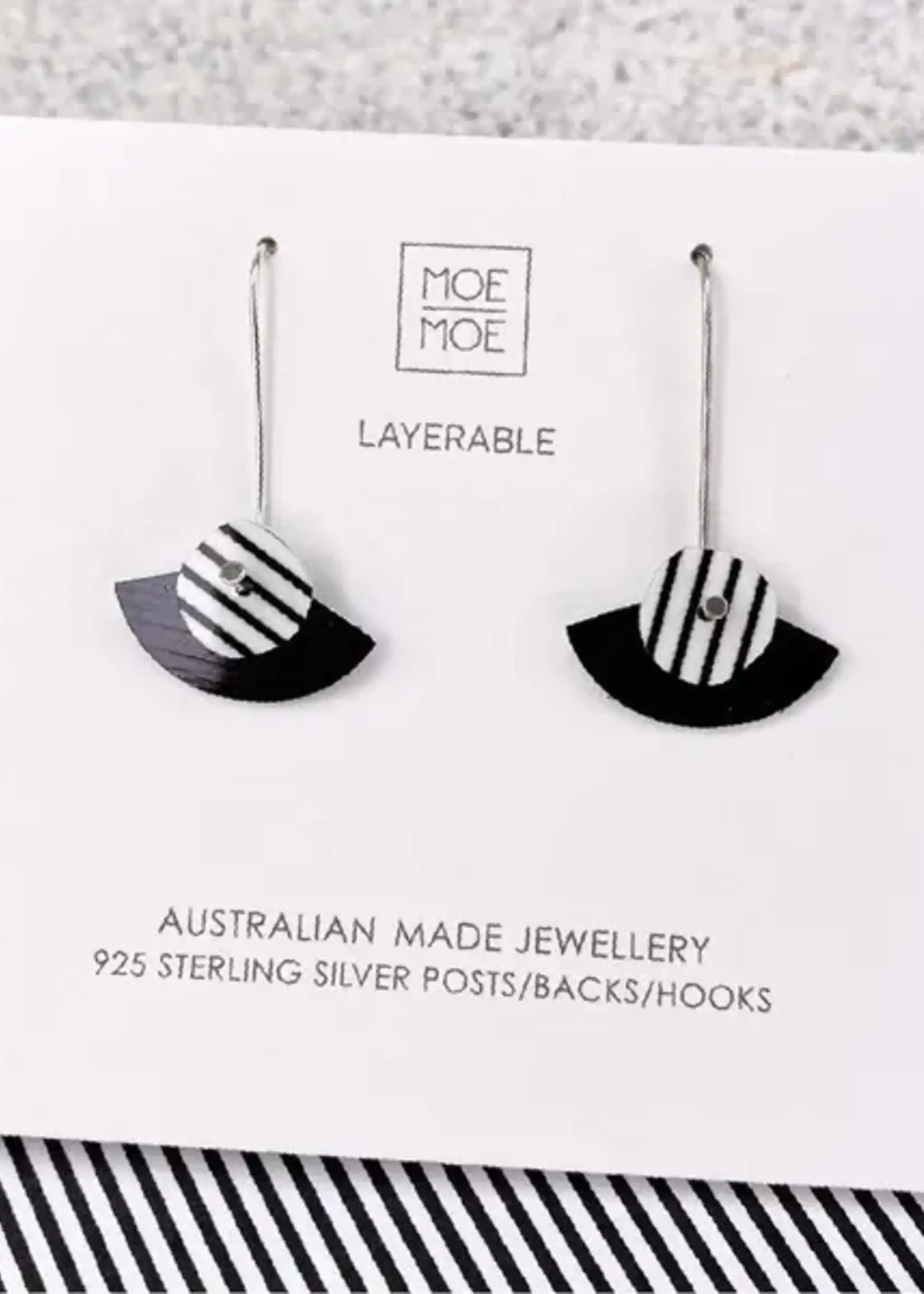 Moe Moe Layered Mini Fan Long Drop
