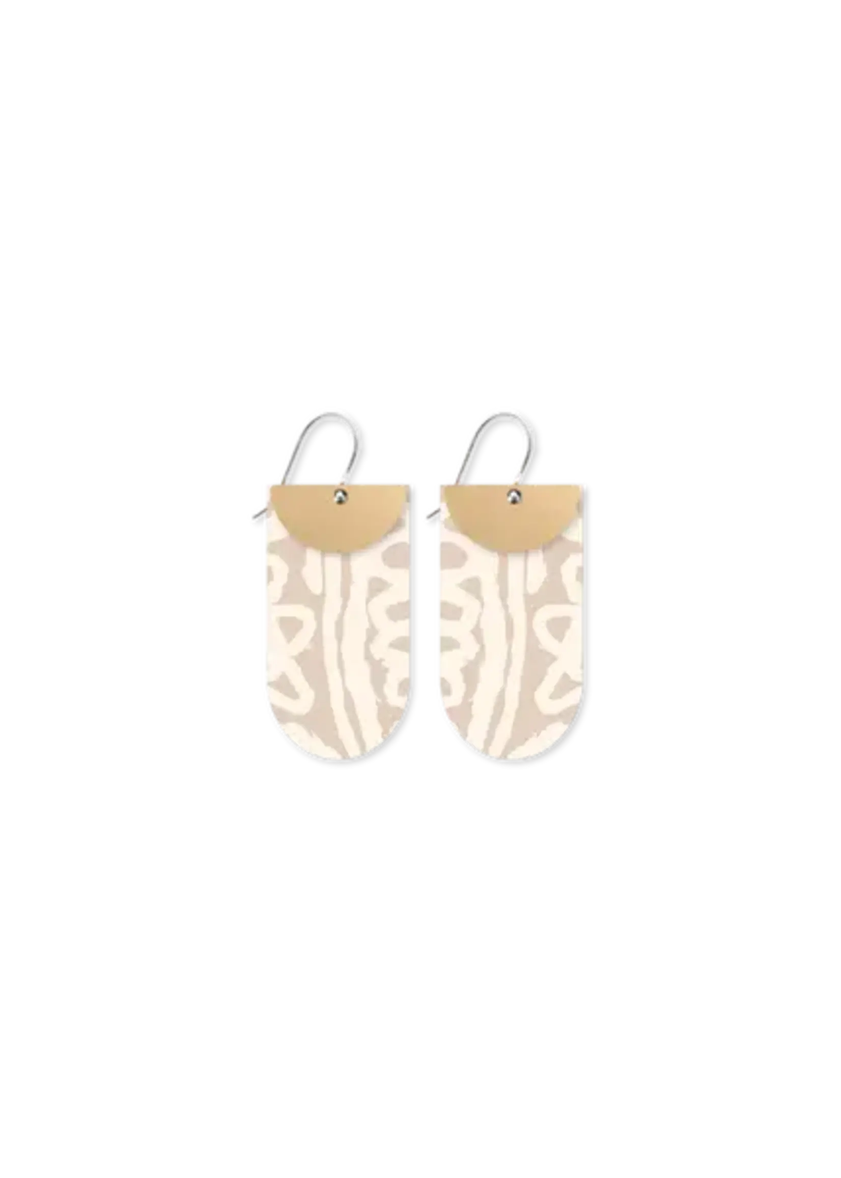 Moe Moe Earth Ecru Layered Tab Drop