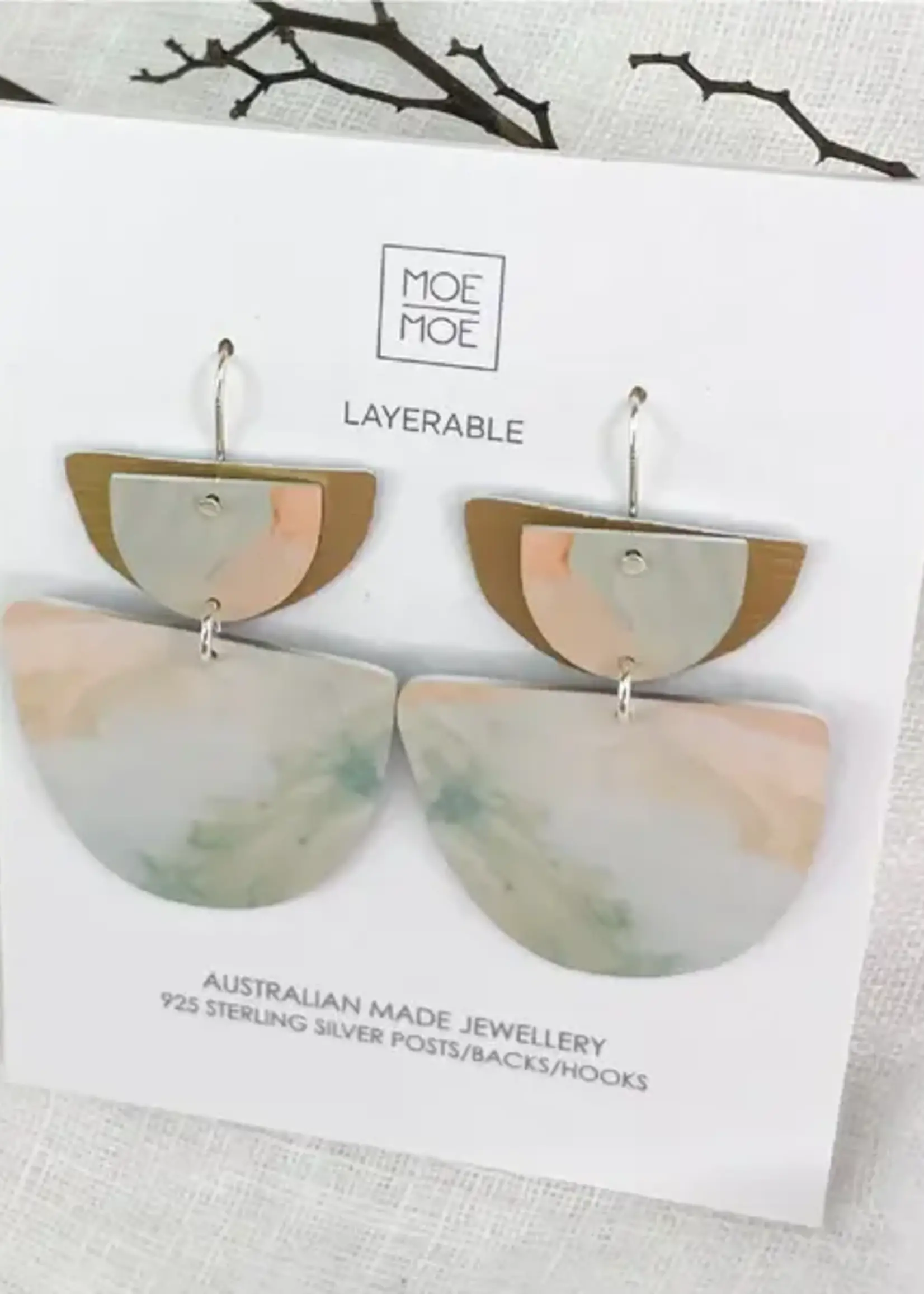 Moe Moe Kiasmin Aura Layered Double Bell Drop
