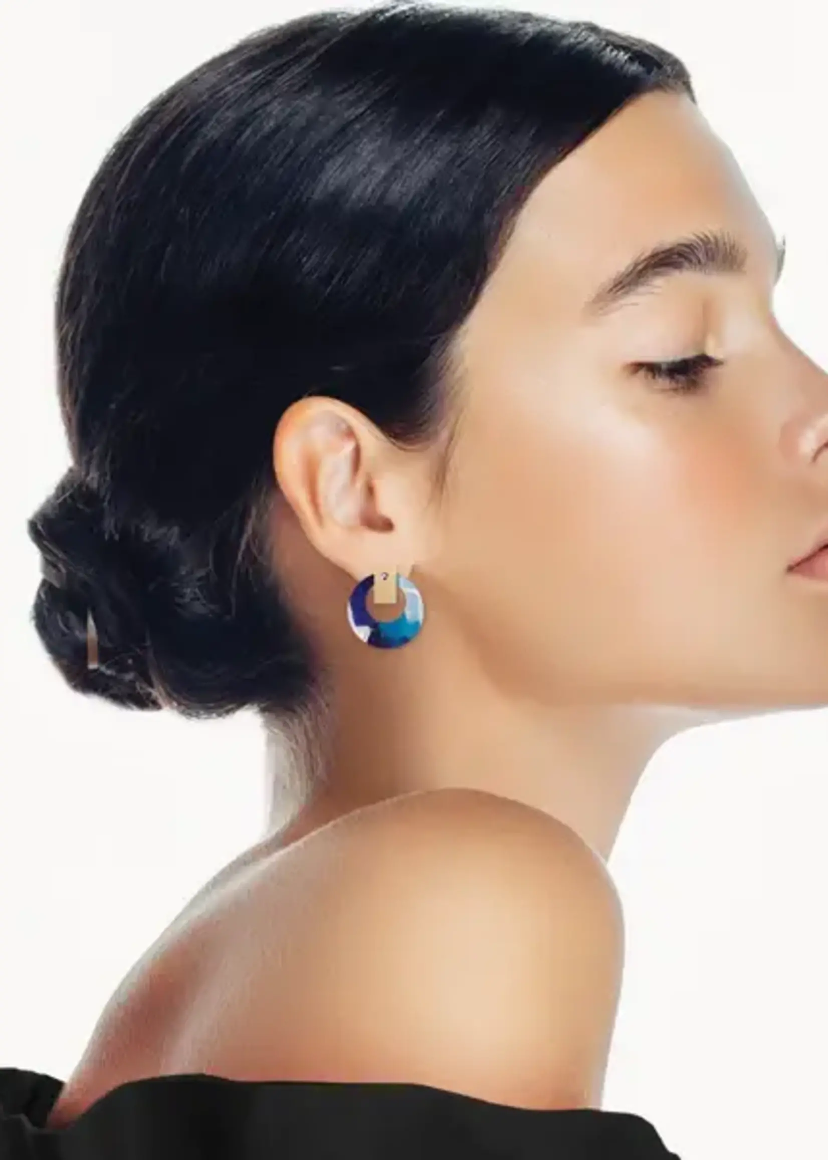 Moe Moe Maggi Enid Layered Small Retro Stud