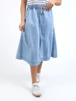Elm Greta Skirt Light Denim