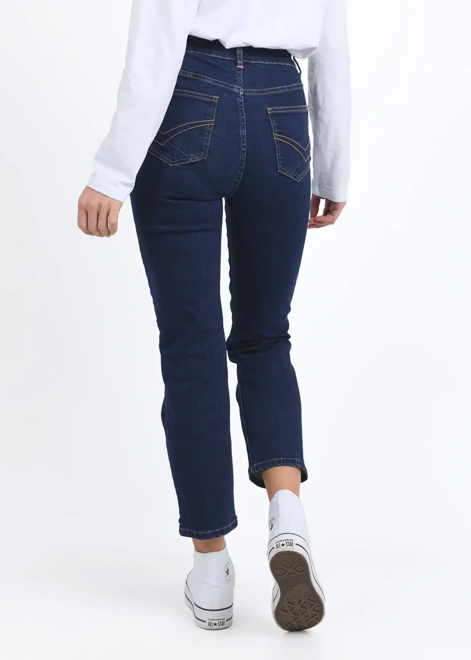 Elm Ada Straight Leg Jean Sapphire
