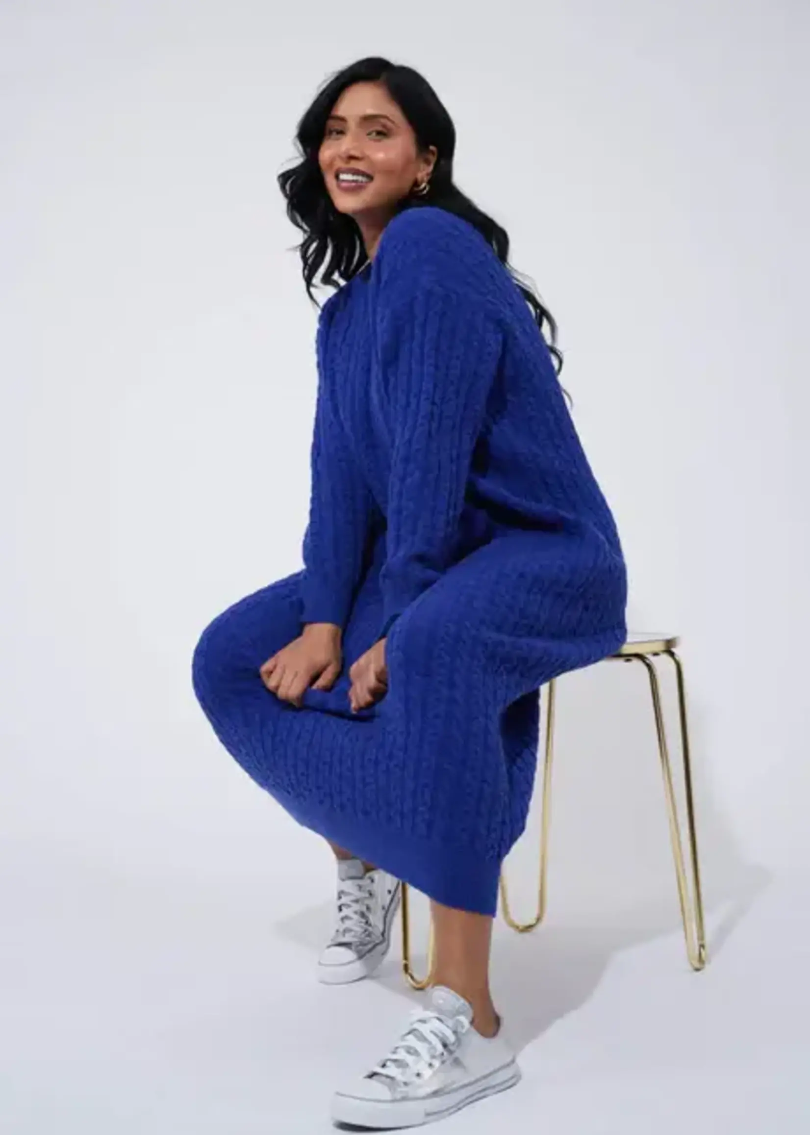 Haven Cadiz Knit Dress Cobalt