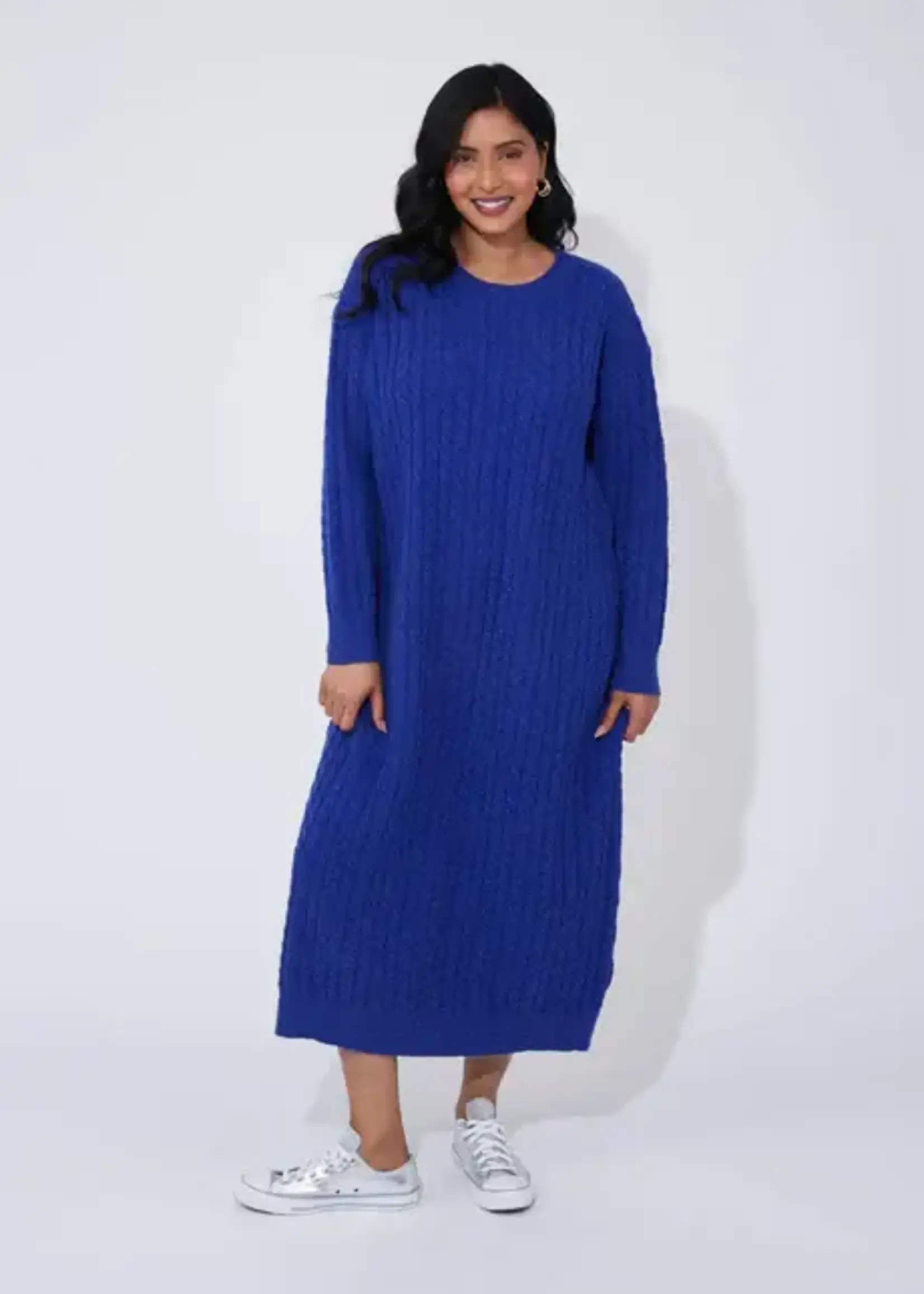 Haven Cadiz Knit Dress Cobalt