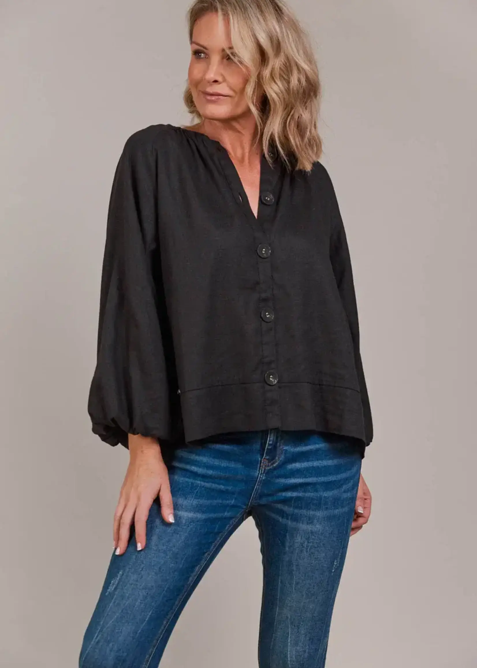 Eb & Ive Laax Button Blouse