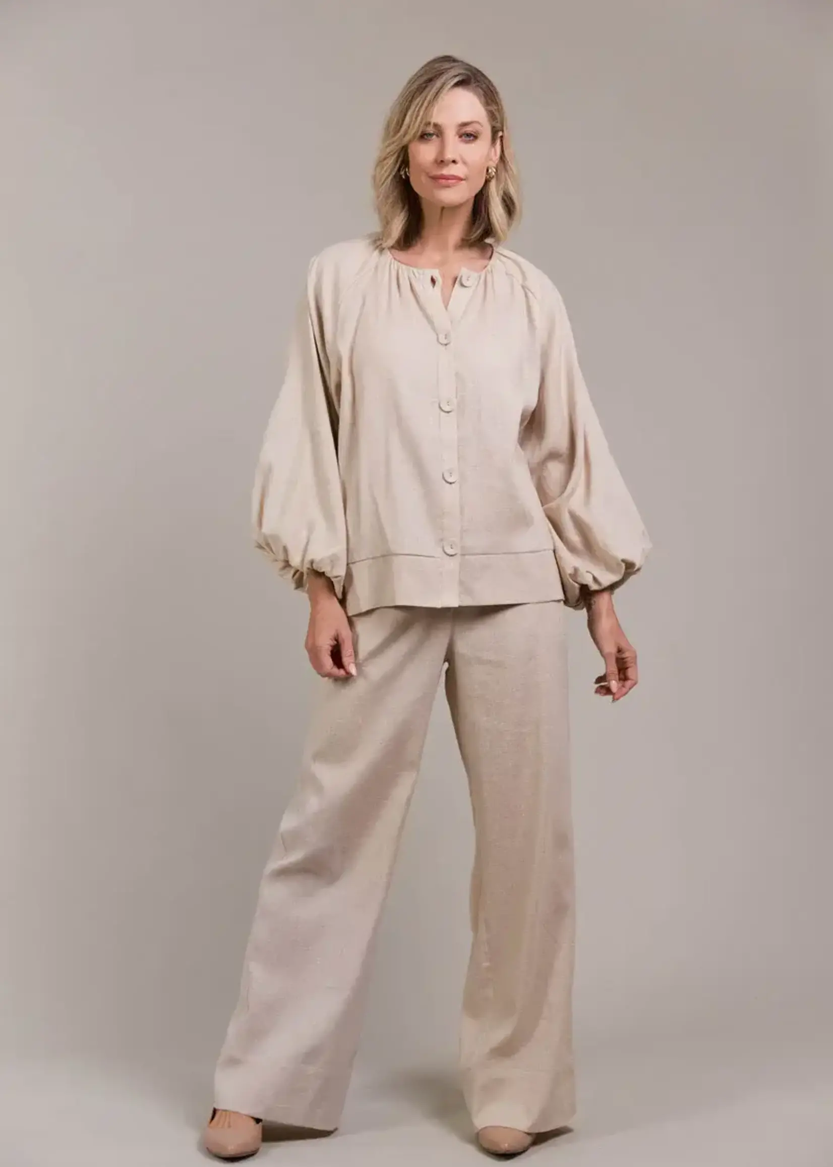 Eb & Ive Laax Button Blouse