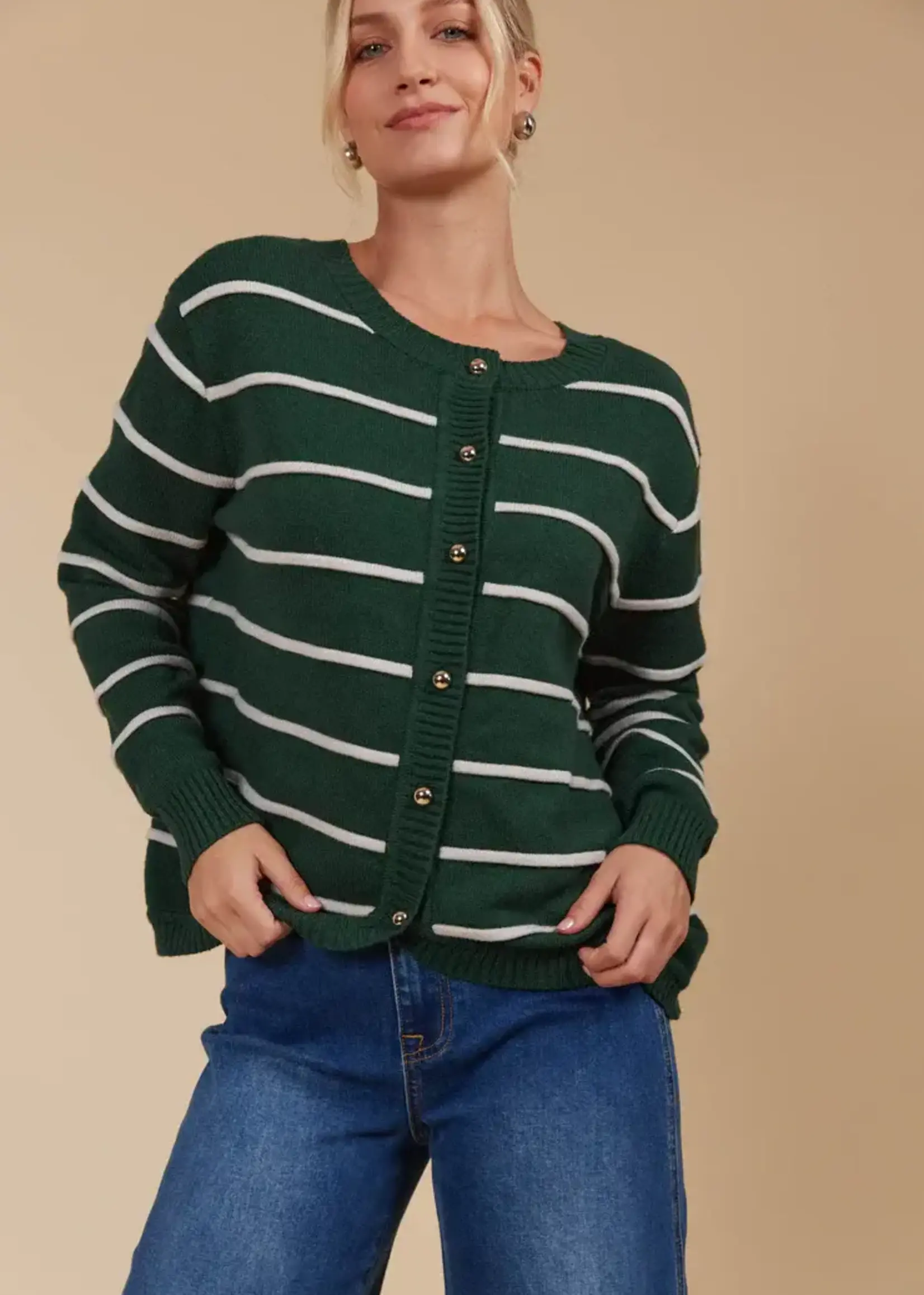Isle Of Mine Juno Stripe Jumper/Cardigan