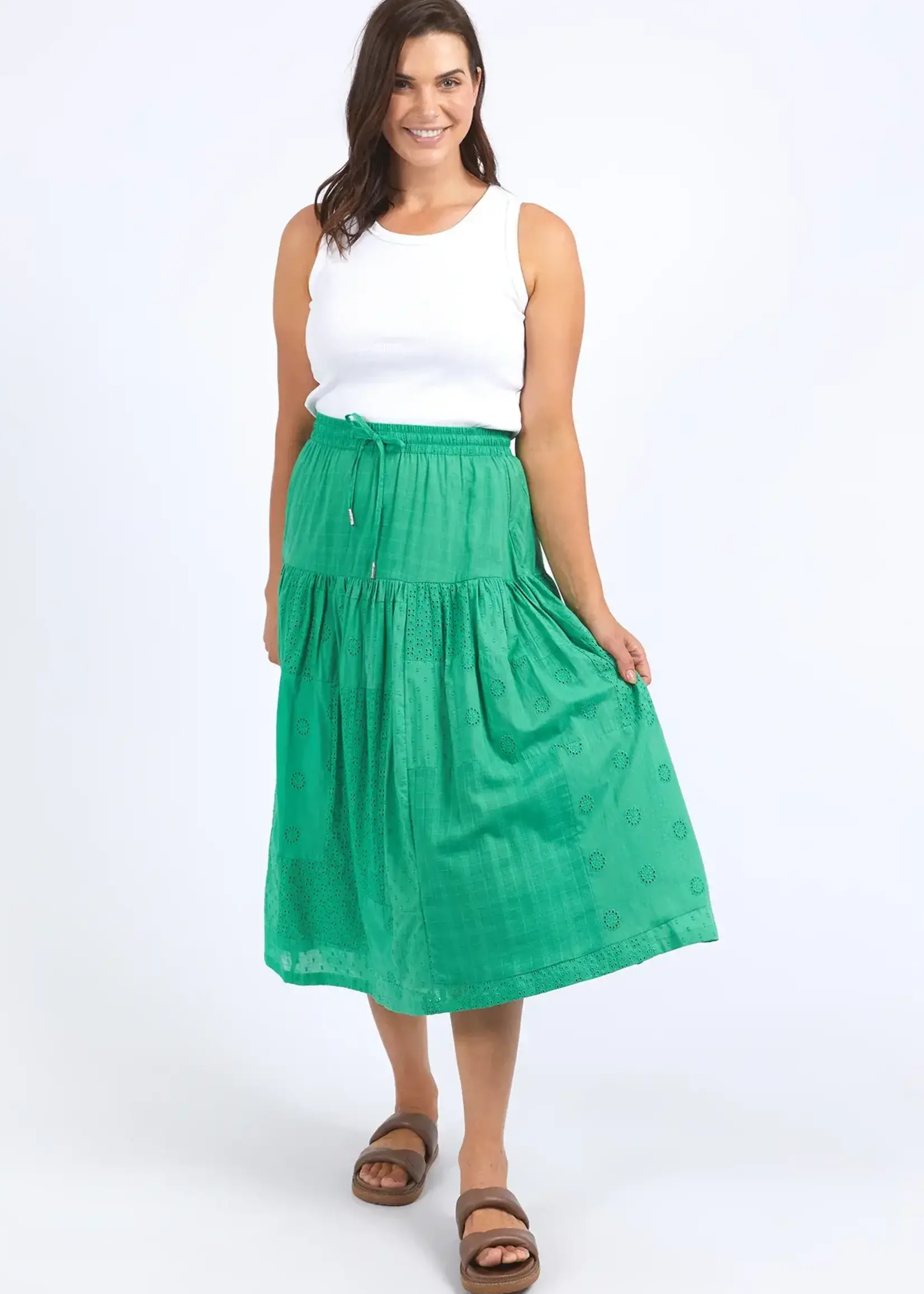 Elm Clementine Skirt Green