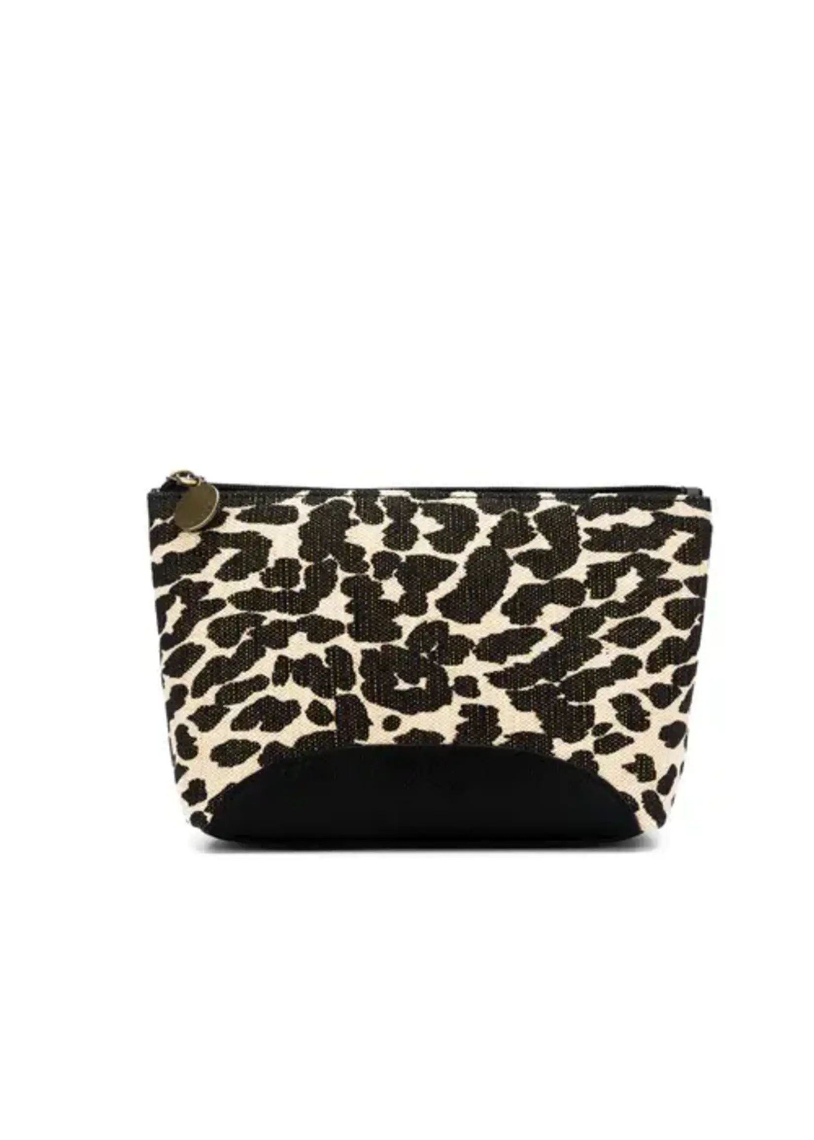 Black Caviar Mini Greta Pouch Leopard