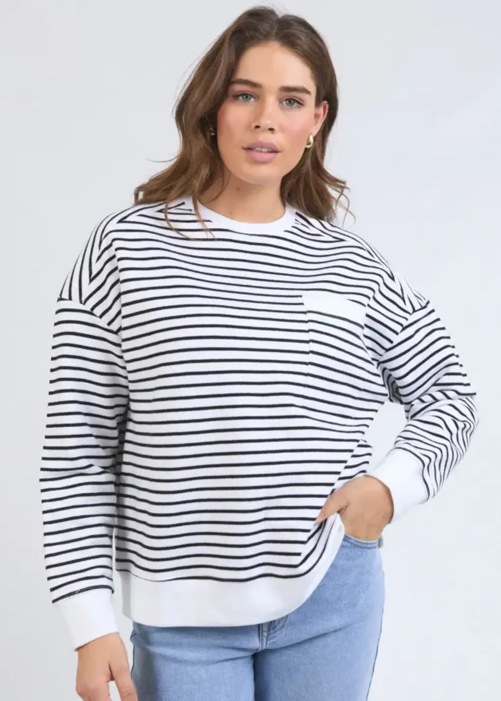Foxwood Original Stripe Crew