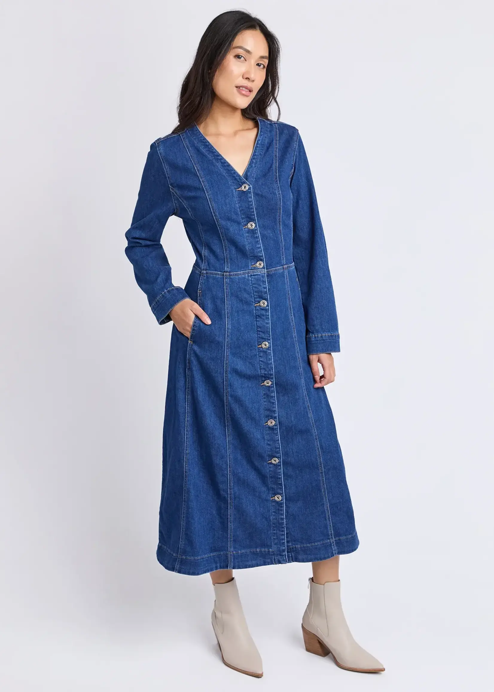 Elm Mariella Denim Dress