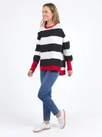 Elm Elvie Stripe Knit Navy