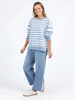 Elm Vivid Crew Steel Blue