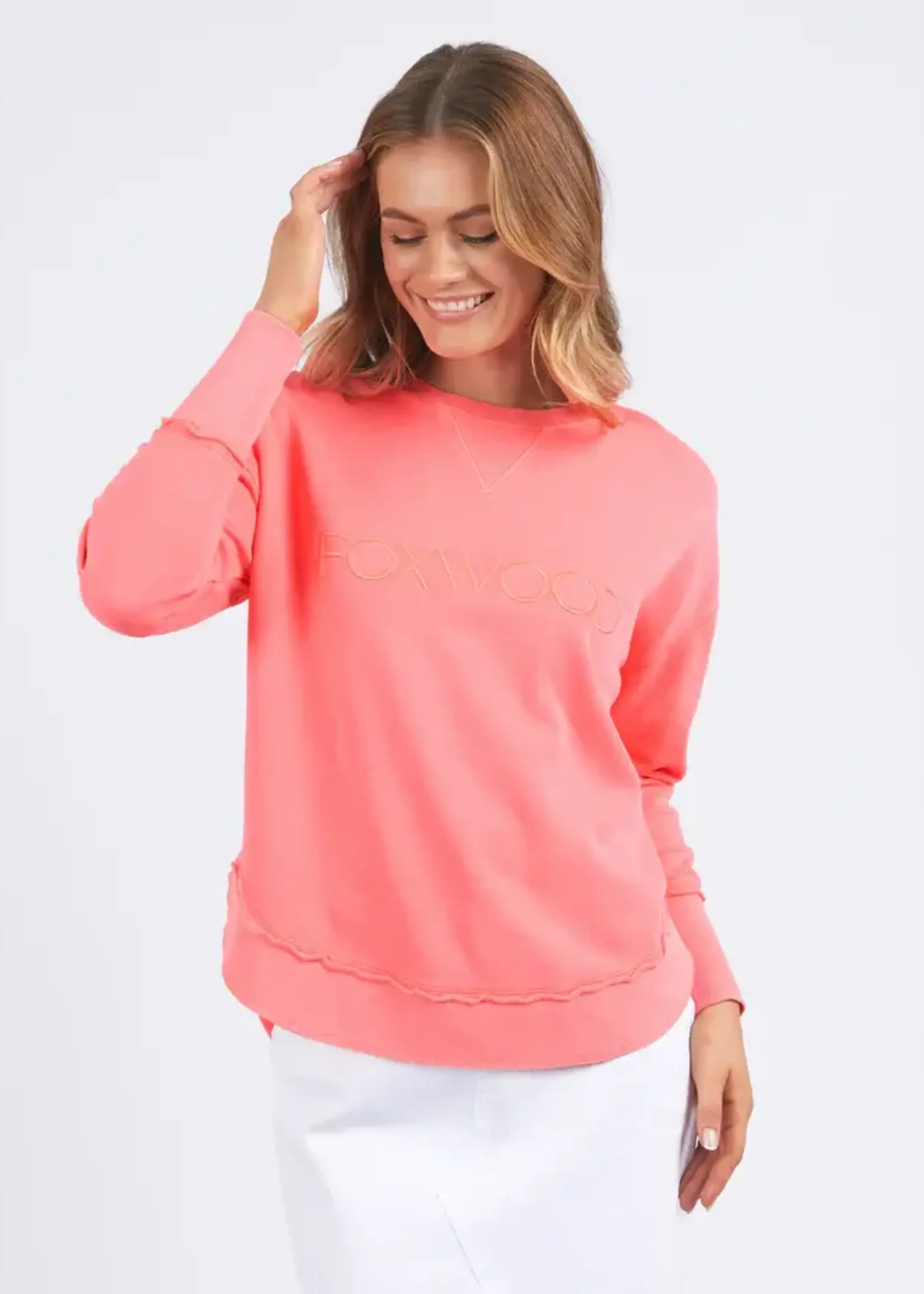 Foxwood Simplified Crew Neon Pink