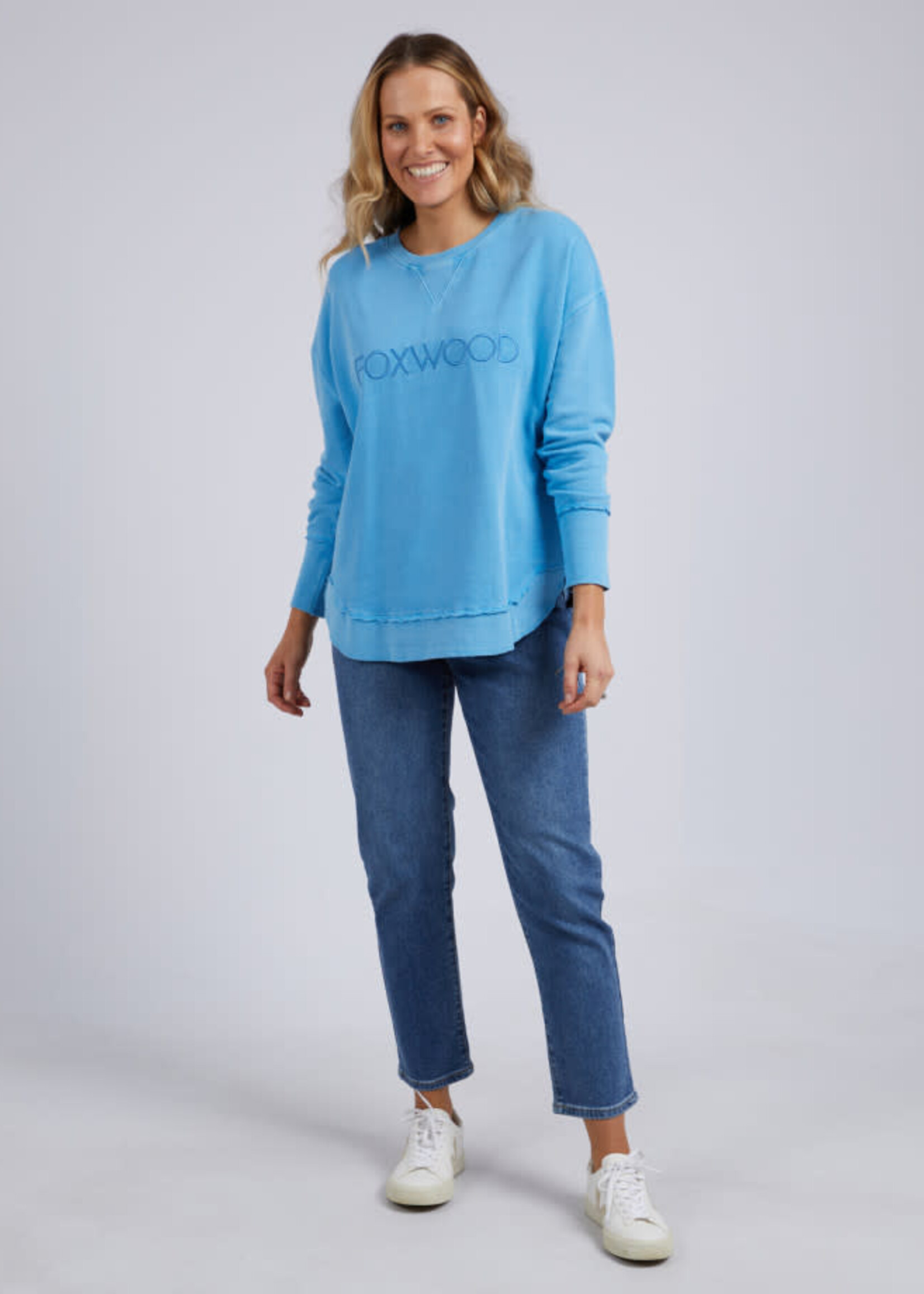 Foxwood Simplified Crew Bright Blue