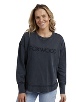 Foxwood Simplified Crew Washed Black