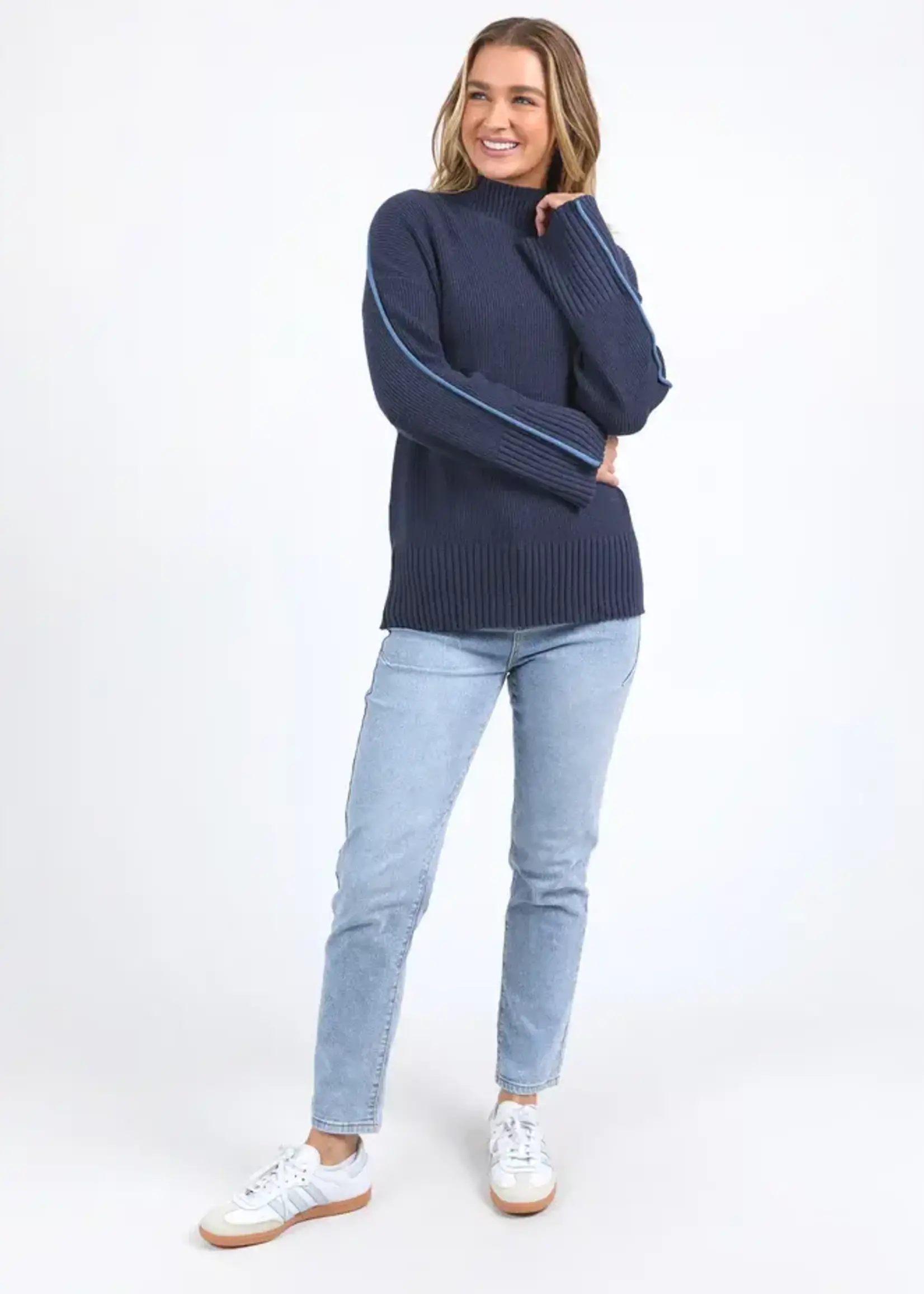 Foxwood Oliver Knit Dark Blue
