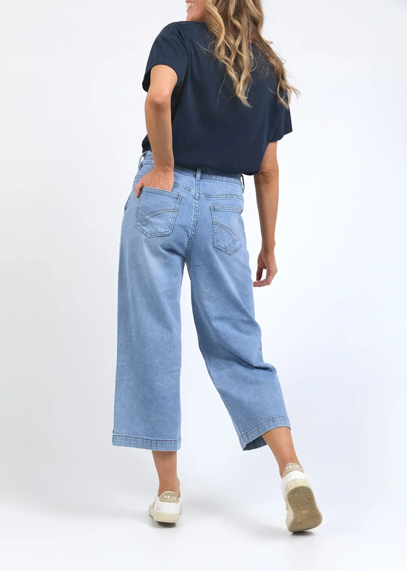 Elm Sidney Cropped Wide Leg Jean
