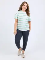 Elm Halli tee White / Green