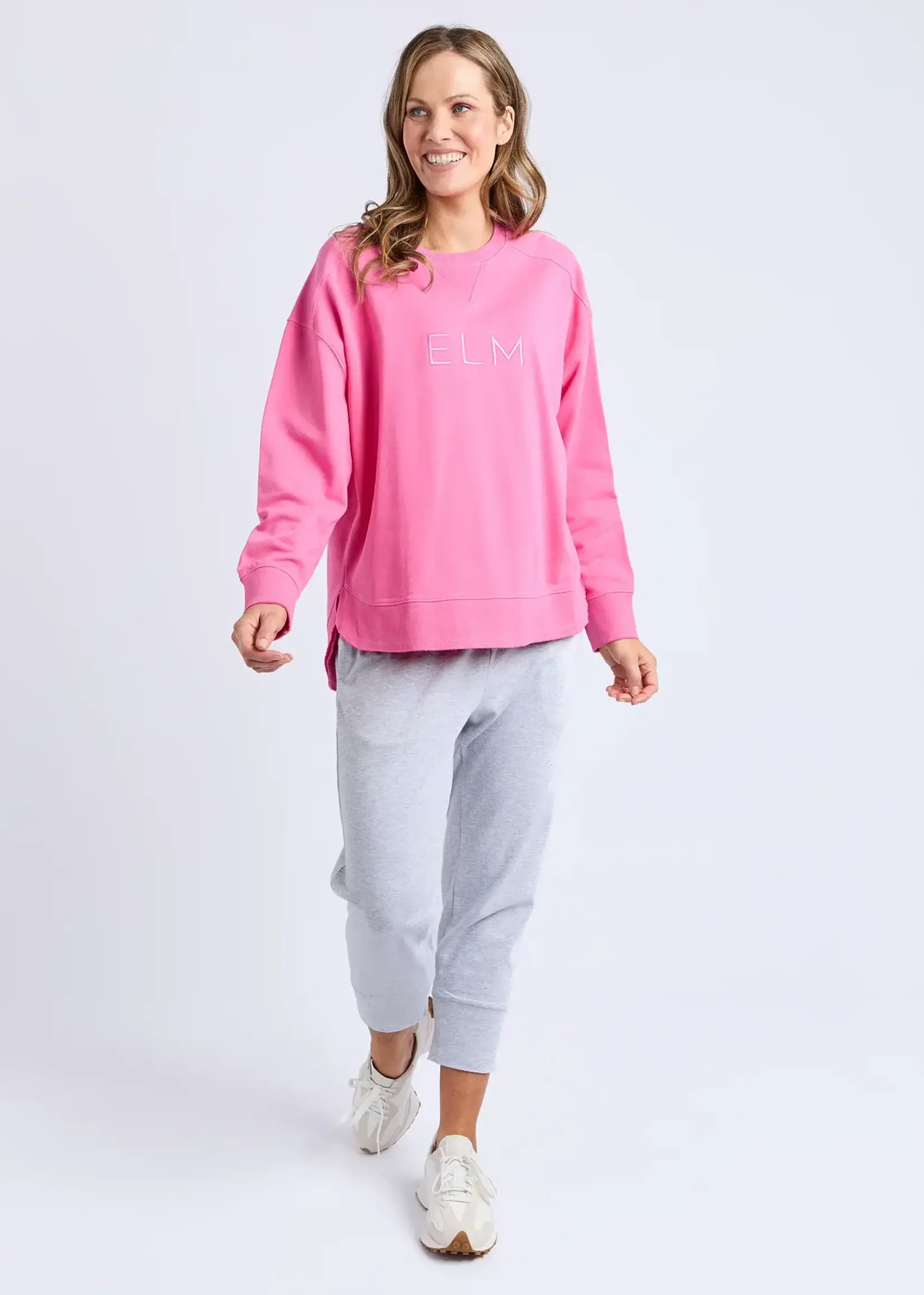 Elm Established Crew Aurora Pink