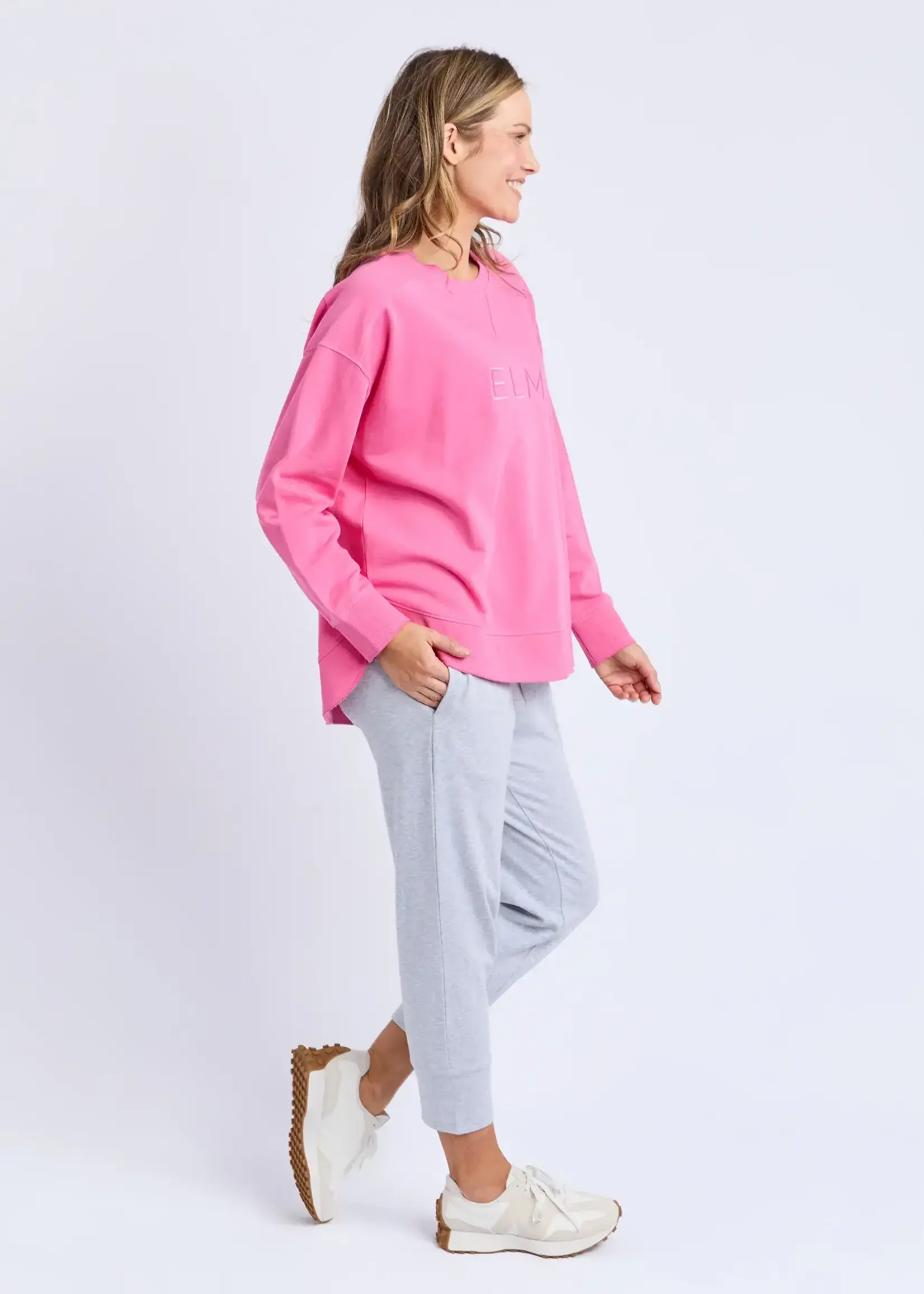 Elm Established Crew Aurora Pink