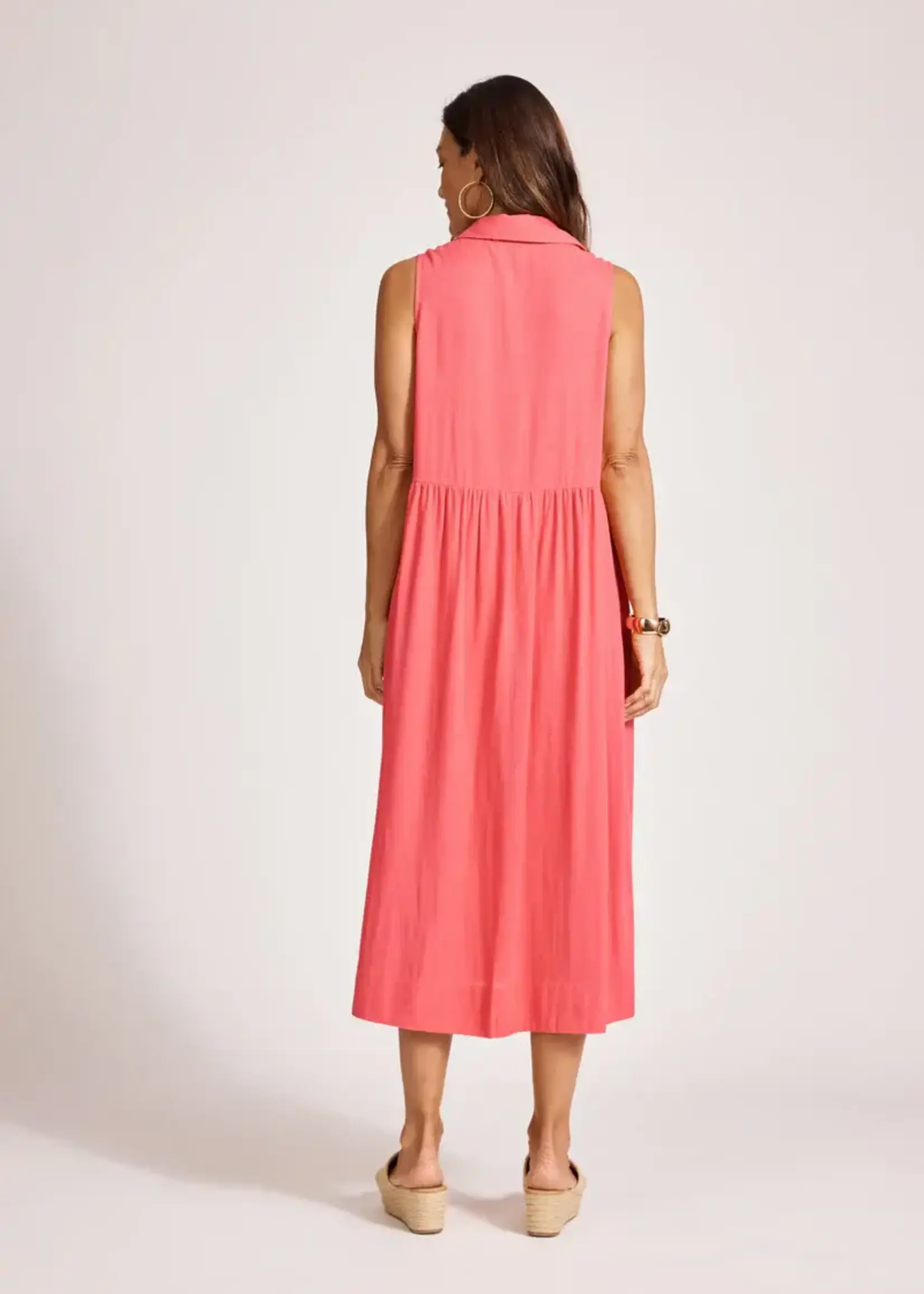 Eb & Ive Alesia Sleeveless Shirt Dress