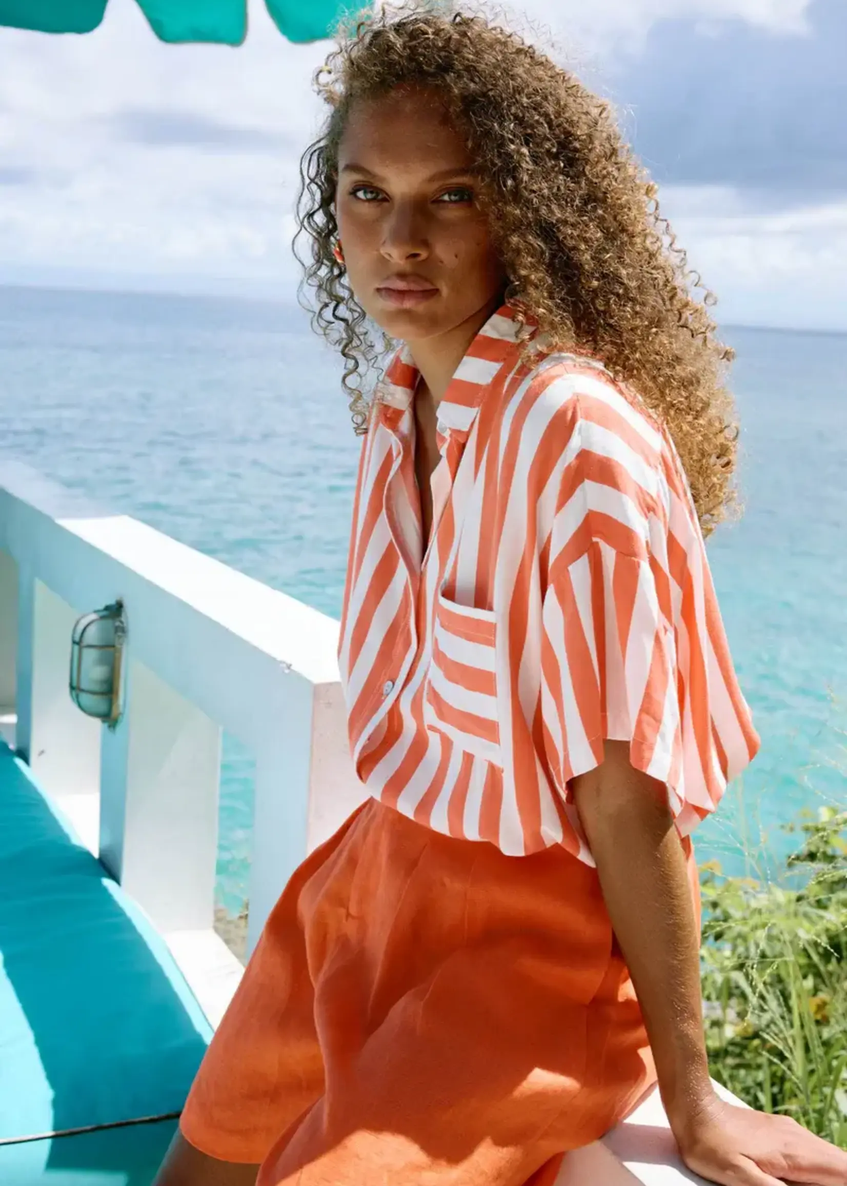 Eb & Ive Treville Stripe Shirt O/S