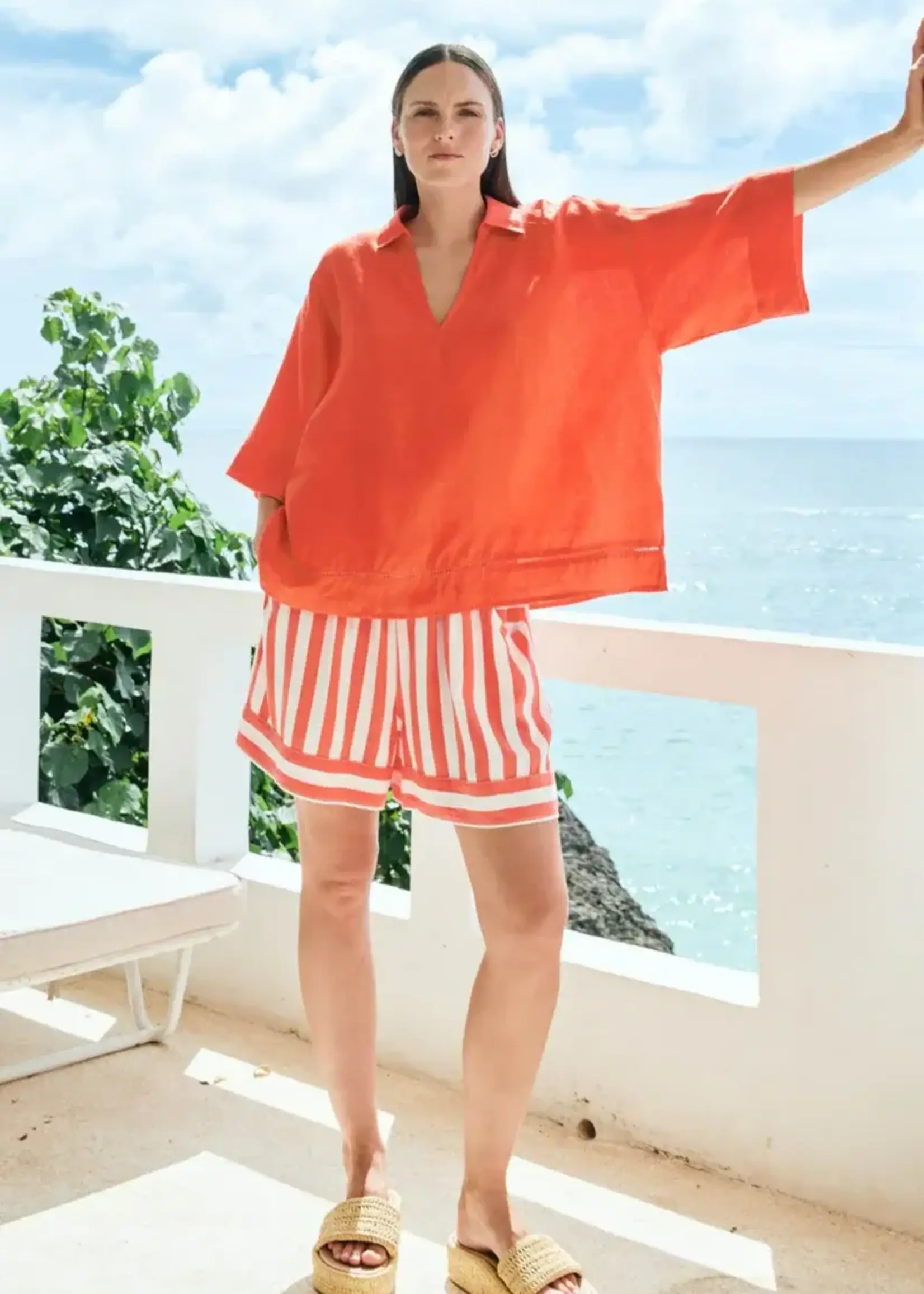 Eb & Ive Treville Stripe Short