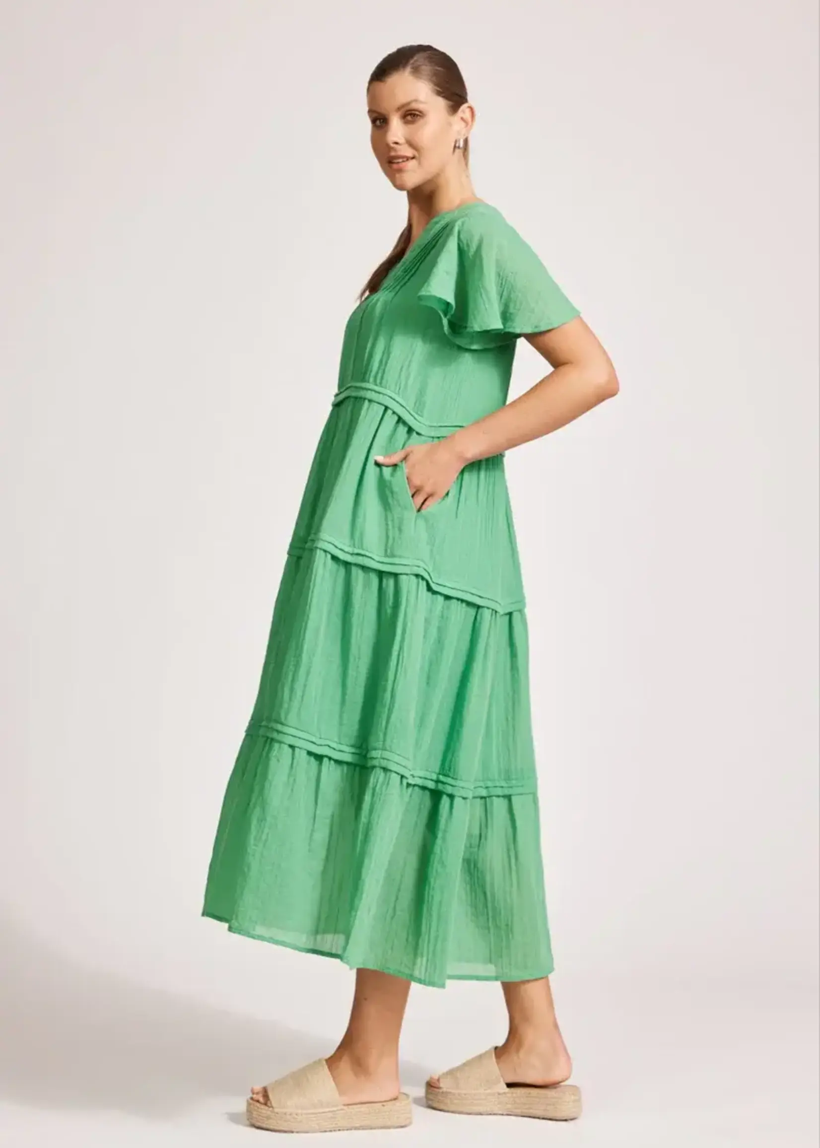 Eb & Ive Orsula Tiered Maxi Dress