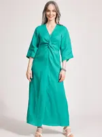 Eb & Ive Miramar Twist Maxi Dress